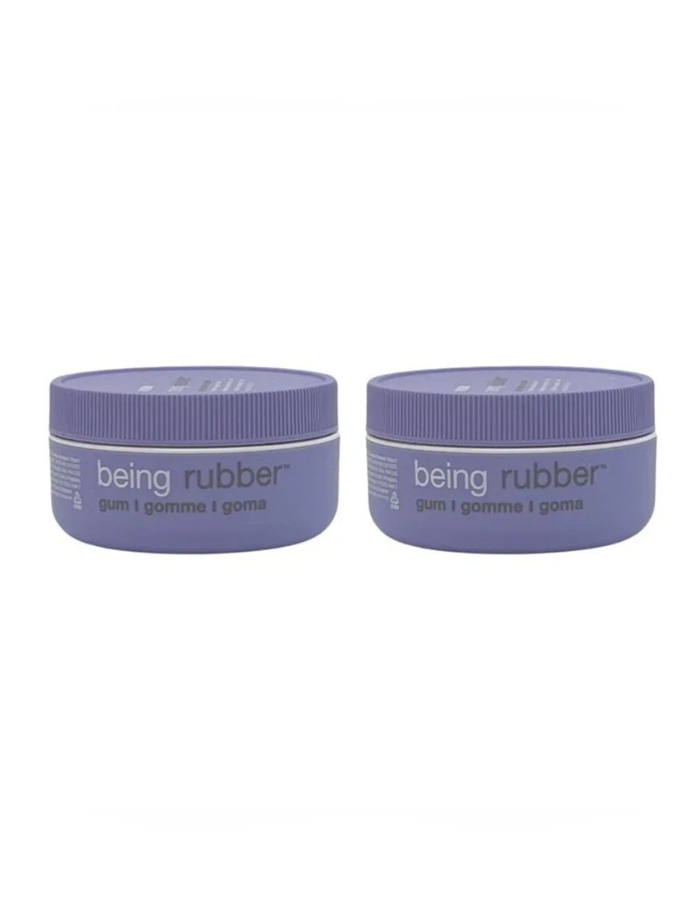 NWT 》2×《 RUSK BEING RUBBER HAIR GUM FOR SEPARATION & SHINE!